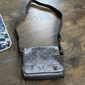 Louis Vuitton Black Monogram Messenger Bag